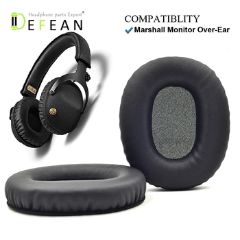 

Defean Replacement Ear Pads Cushion earpads Pillow Cover for Marshall Monitor Over-Ear Stereo Headphones
