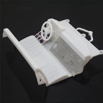 

Car Shell Cab Interior Sets Seat Instrument Panel Simulation Cockpit for 1/10 Tamiya Hilux TF2 RC Car Accessories