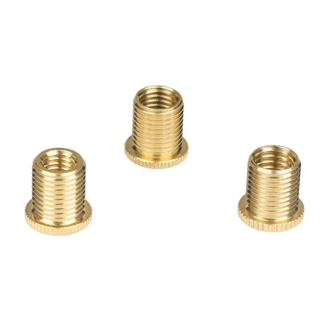 Manual Car Gear Shift Knob Aluminum M10*1.25 Threaded 15mm Length Nut Insert