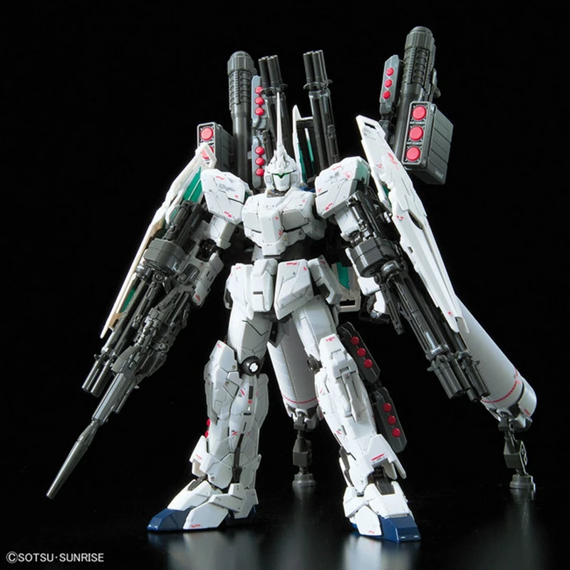 Bandai RG 30 1/144 полностью оборудованный полный панцири полный армированный Единорог зеленый Скелет Пробуждение ПВХ персонаж Модель Детская кукла