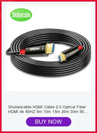 Shuliancable HDMI кабель 2,0 HDMI к HDMI 4K 1080P 3D 1 м 2 м 3 м 5 м 10 м 15 м 20 м для ноутбук с HDTV проектор xbox PS3/4 компьютерный кабель