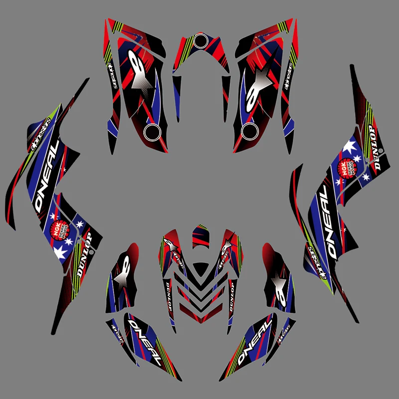 Graphics Stickers Decals For Yamaha Raptor 700R YFM700 2006 2007 2008 2009 2010 2011 2012 ATV Raptor 700 R