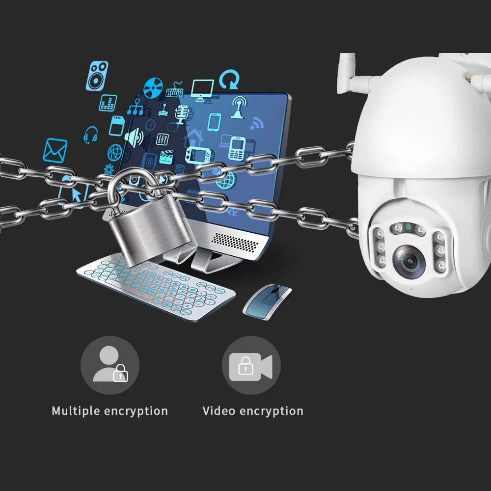 1080P Wifi Водонепроницаемая PTZ IP камера наружная беспроводная скоростная купольная CCTV камера безопасности Onvif 2MP ИК домашняя камера наблюдения s