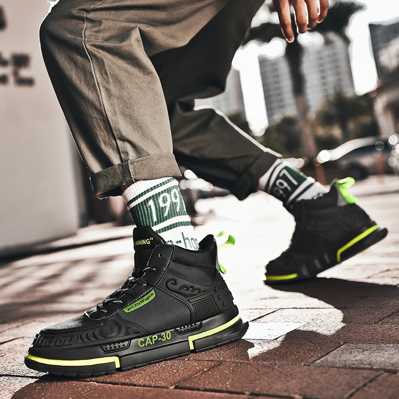 

2019 Men Sport Boots Comfortable Running Shoes for Men Spring Teenager Trend Walking Sneakers White Shoes Running Man