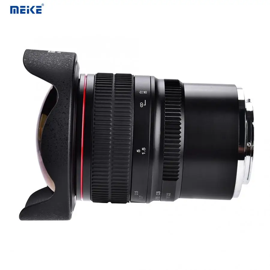 Объектив камеры Meike 8 мм F3.5 ручной фокус широкоугольный фотообъектив рыбий глаз для камеры Canon Nikon sony Olympus Fujifilm