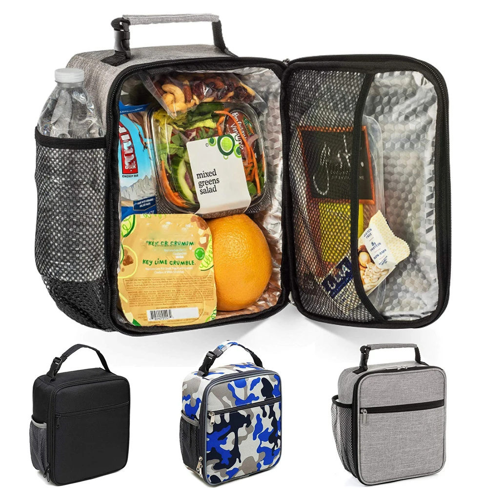 Термосумка для пищи портативный Прохладный мешок для пикника Bento Tote для взрослых детей контейнер для еды свежий Органайзер