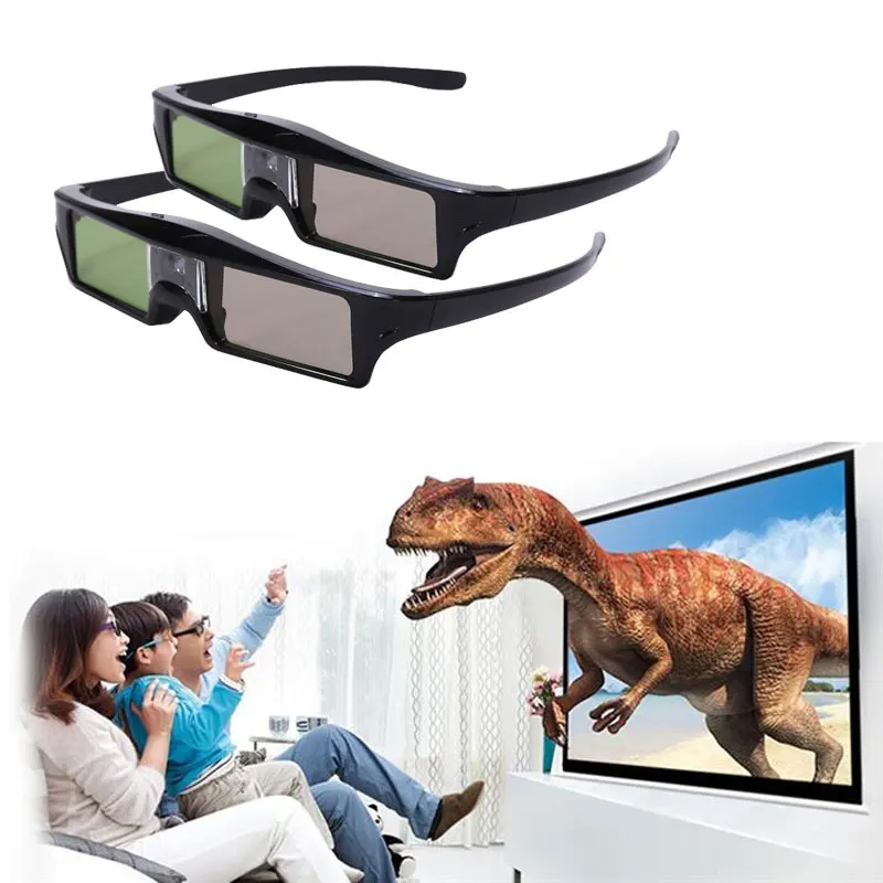 KX302 активный затвор DLP Link 3D очки перезаряжаемые Смарт сенсор для проектора кино дома Theather фильм Beamer очки