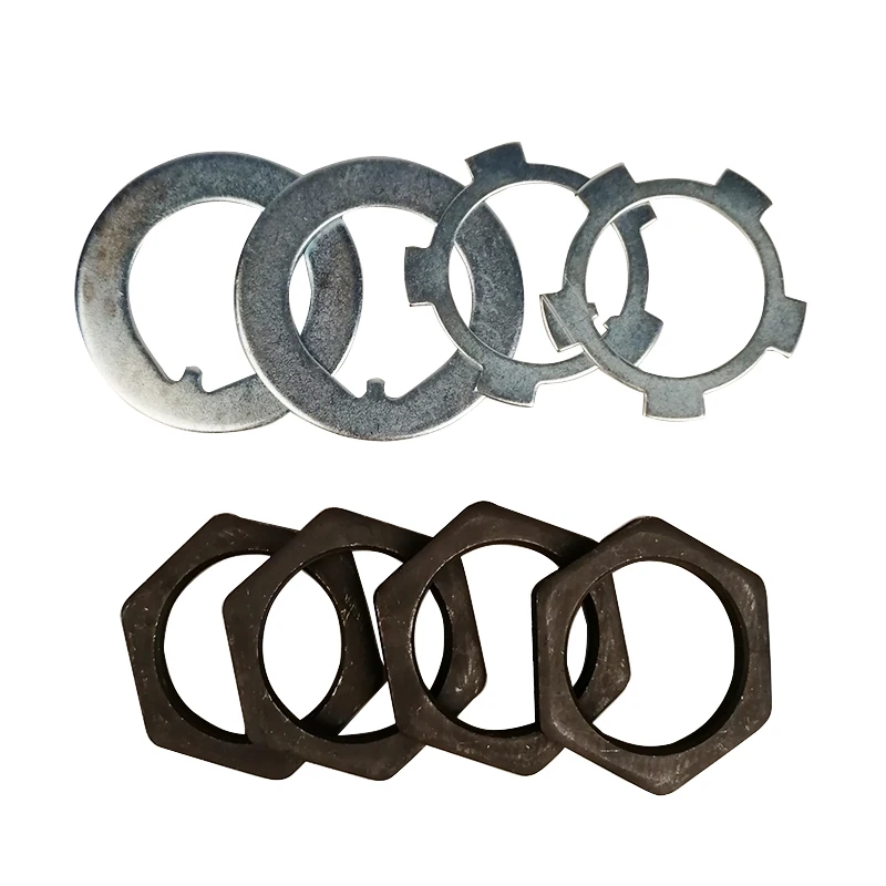 1set Front Wheel Hub WASHER NUT, FRONT WHEEL ADJUSTING for Toyota Land Cruiser Lexus LX450 LX470 4Runner Hiace LC80 LC100