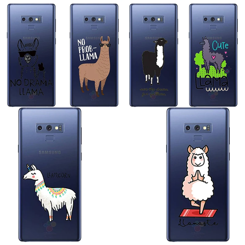 

Soft Silicone TPU Cover Phone Cases Cute cartoon sheep mobile phone shell for Samsung S20 S11 S10 Note10 plus 9 8