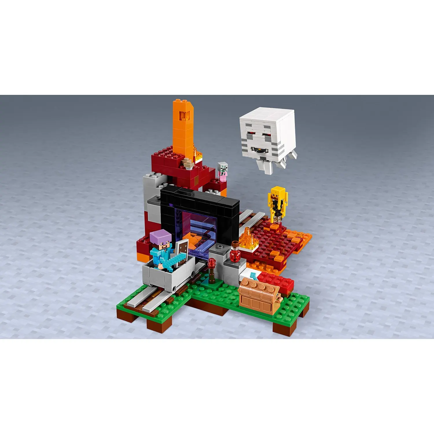 Designer Lego Lego Minecraft portal in the dungeon 21143 Designer Lego Lego Minecraft portal in the dungeon 21143