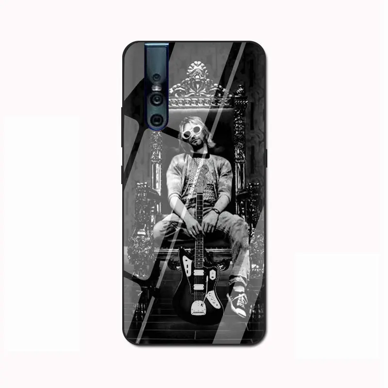 EWAU лого нирваны закаленное Стекло телефона чехол КРЫШКА ДЛЯ VIVO V9 V15 Y17 Y85 Y89 Y93 Y95 Y91 C - Цвет: G7