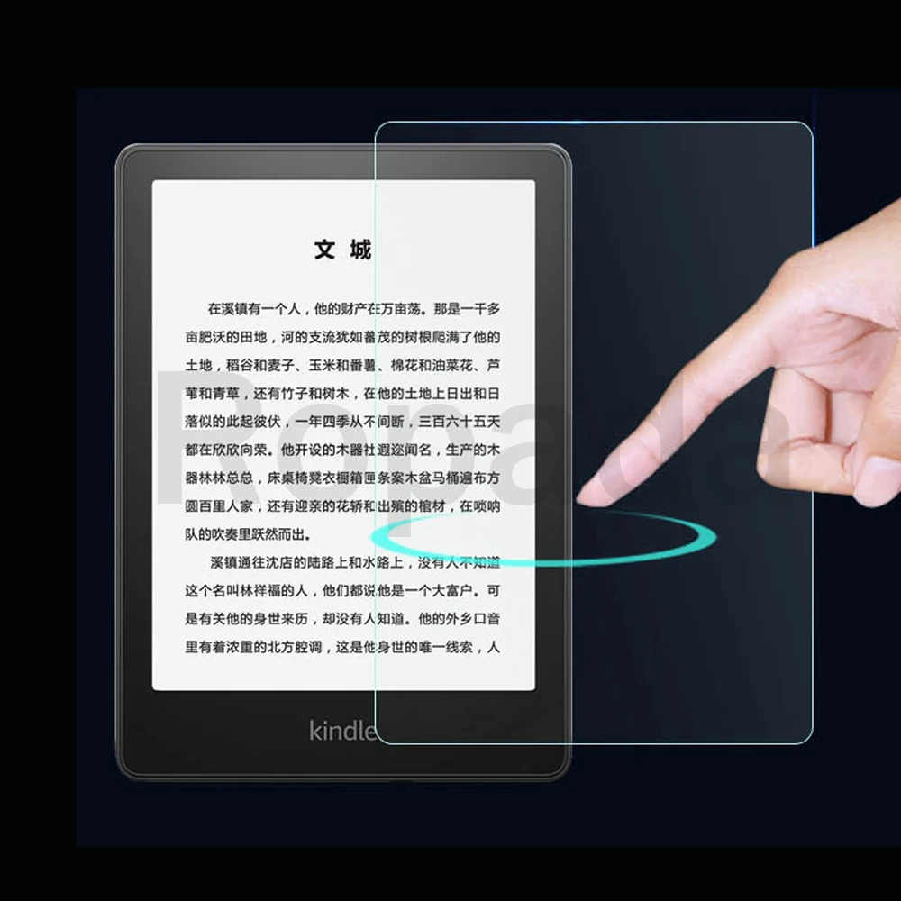 Premium Glass Screen Protector for Kindle Paperwhite (6.8 inch) E-Reader