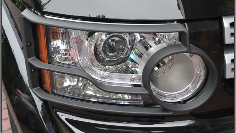 ABS автомобильный передний головной светильник+ задний светильник Накладка для Land rover discovery 4 LR4 2010 2011 2012 2013