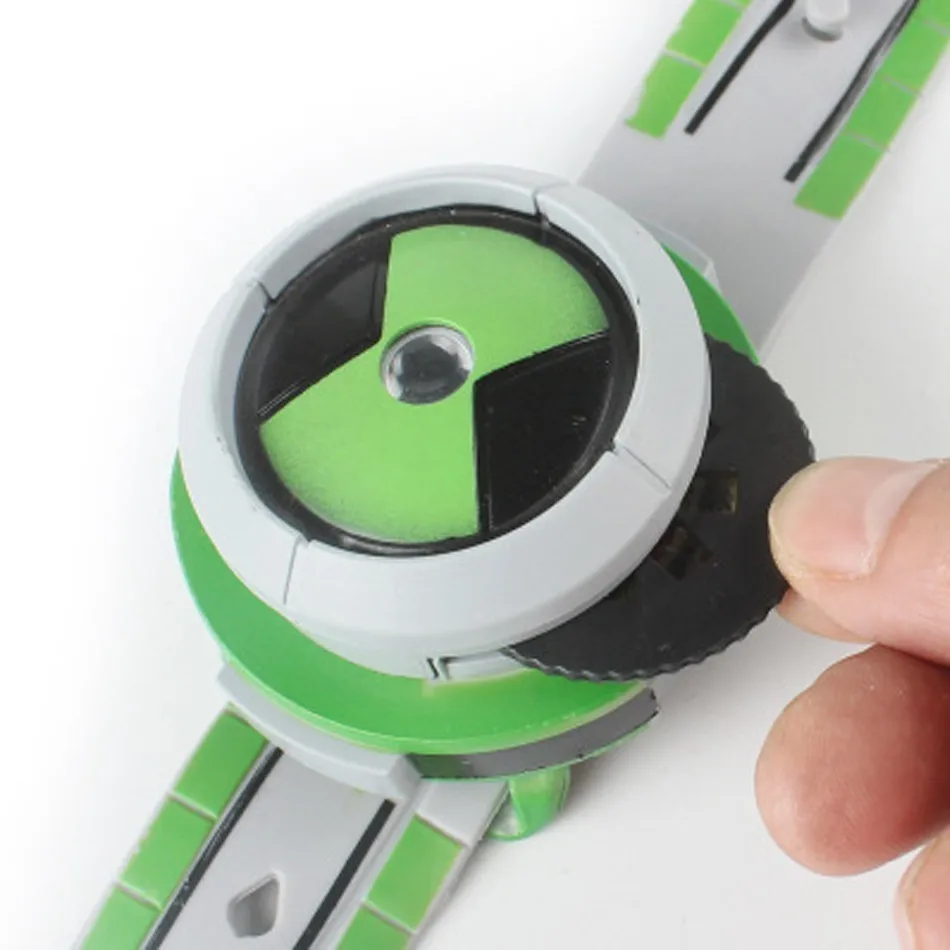 Горячая Распродажа Ben 10 Omnitrix часы стиль дети проецирующие часы Япония Подлинный Бен 10 Часы-игрушка Ben10 проектор средняя поддержка падение