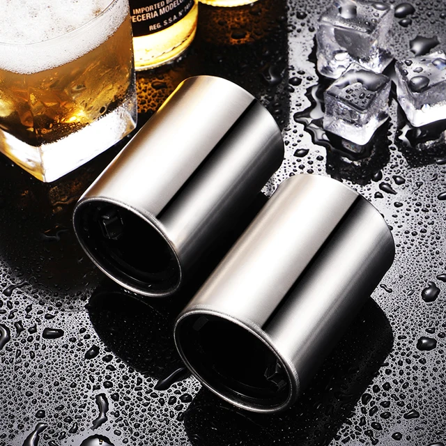 Stainless Steel Automatic Beer Bottle Opener | Easy Wine & Beer Cap Remover, Kitchen Gadget & Party Gift 3