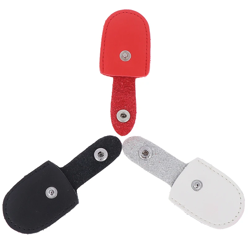 

1pc Nipper Cover Protective Sleeve Nail Cuticle Scissors Manicure Pedicure Tool kits Dead Cuticle Trimmer Leather Protecter Kits