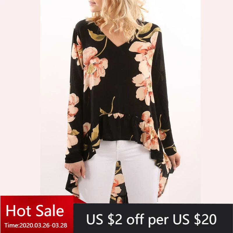 longline chiffon blouses