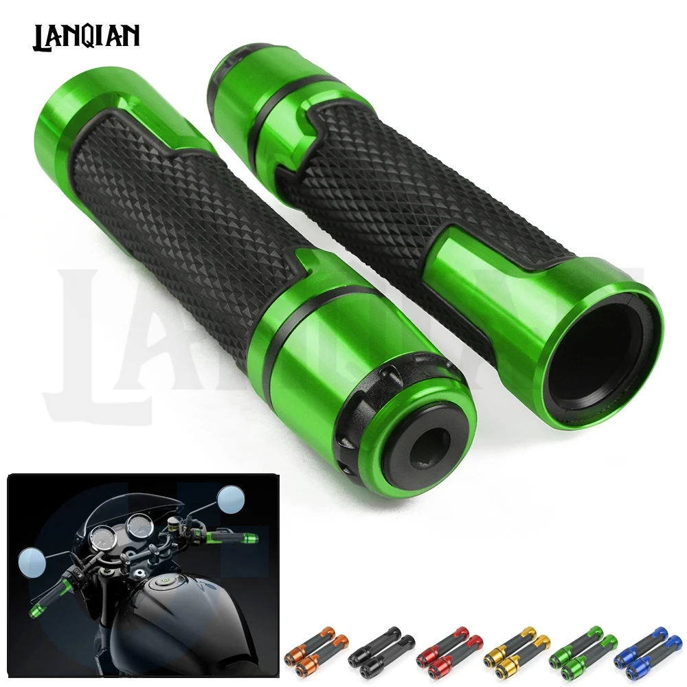 

7/8" 22mm Motorcycle Handlebar Girps Universal For Kawasaki ER-6N Versys 650 Versys 1000 Versys-X Z300 Z650 Z750 Z800 Z900 Z1000