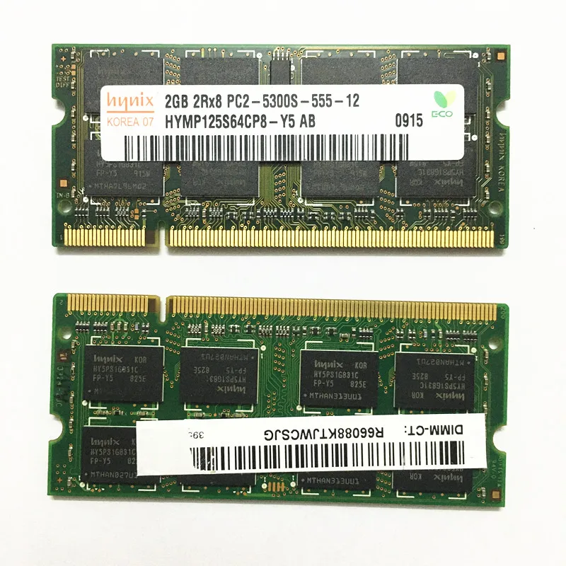 hynix ddr2 rams 2gb 667mhz laptop memory 2GB 2Rx8 PC2 5300S 555 12 DDR2 2GB  667MHz Laptop ram|RAMs| - AliExpress