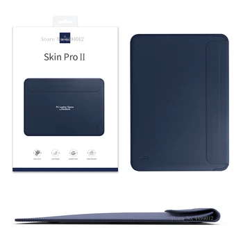 

Laptop Bag for MacBook Air 13 A2179 2020 PU Leather Sleeve cover for MacBook Pro 16 12 15 Ultra-slim Notebook Case A2289 A2251