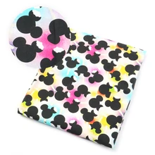 50*145 см хлопковая ткань для шитья с изображением животных, конфет, сделай сам, лоскутное шитье, сумки для детской одежды, 1Yc5886