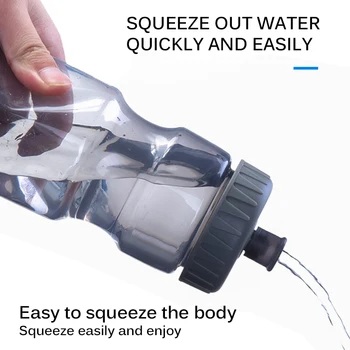 

700ml Cycling Running Fitness Trail Marathon Portable Water Bottles Sports Water Bottle Boiling Water Kettle For Straw Nozzle
