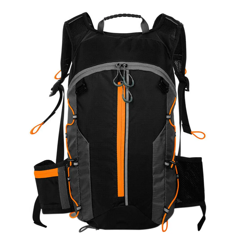 Альпинизм воды сумка для хранения, сумка для хранения на молнии на открытом воздухе Альпинизм Водонепроницаемый велосипедный рюкзак спортивные Пеший туризм кемпинг нейлон Большой Ёмкость - Цвет: Orange