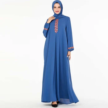 

Vestidos Compridos Dubai Abaya Kaftan Morocco Arabic Muslim Long Dress Turkey Caftan Turkish Hijab Dresses Robe Musulmane Arabe
