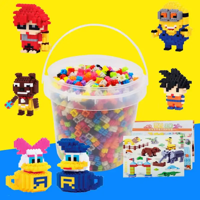 

3D Puzzles Toys For Children Funny Mosaic Buttons Art Assembling Kids Enlightenment Educational Toys Mosaic Diamond Drawing