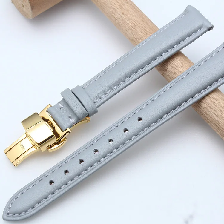 Ремешок для часов Vacheron Constantin кожаный ремешок для мужчин и женщин VC heritage art master значок из серии ремешок с пряжкой 20 мм 21 мм 22 мм - Цвет ремешка: gray-gold clasp