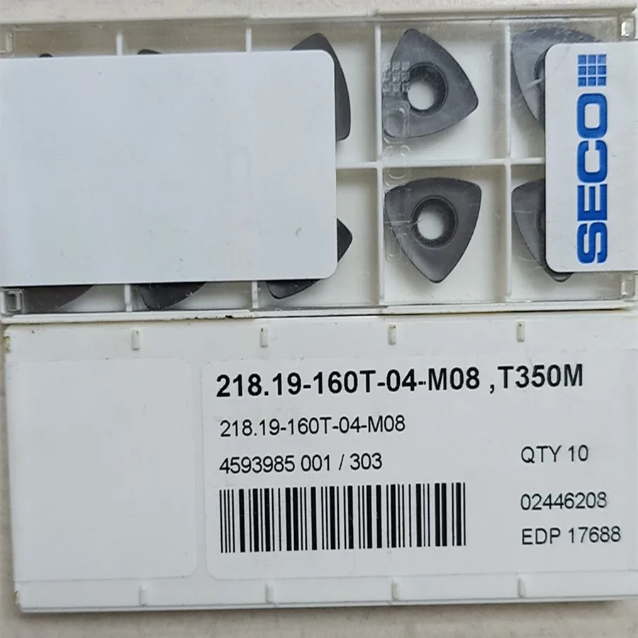 

218.19-160T-04-M08 T350M Carbide Inserts 10Pcs CNC Lathe Tools