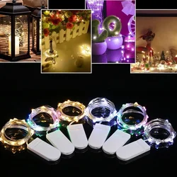 1M LED Mini Christmas Light Waterproof Fairy Light CR2032 Battery Power Copper Wire String Light For Wedding Xmas Garland Party