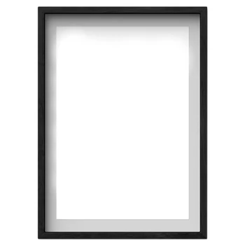 

Nature Solid Simple Wooden Frame A3 Black Wood Frame with Mats for Wall Mounting Hardware Included