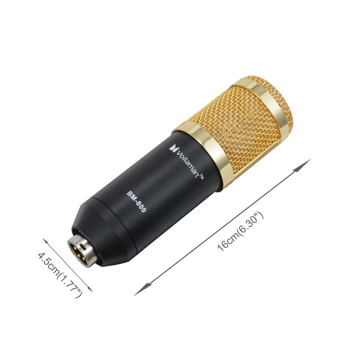 CLAITE BM800 конденсаторный микрофон комплект Студийный микрофон вокальная запись KTV караоке микрофон с подставкой для компьютера