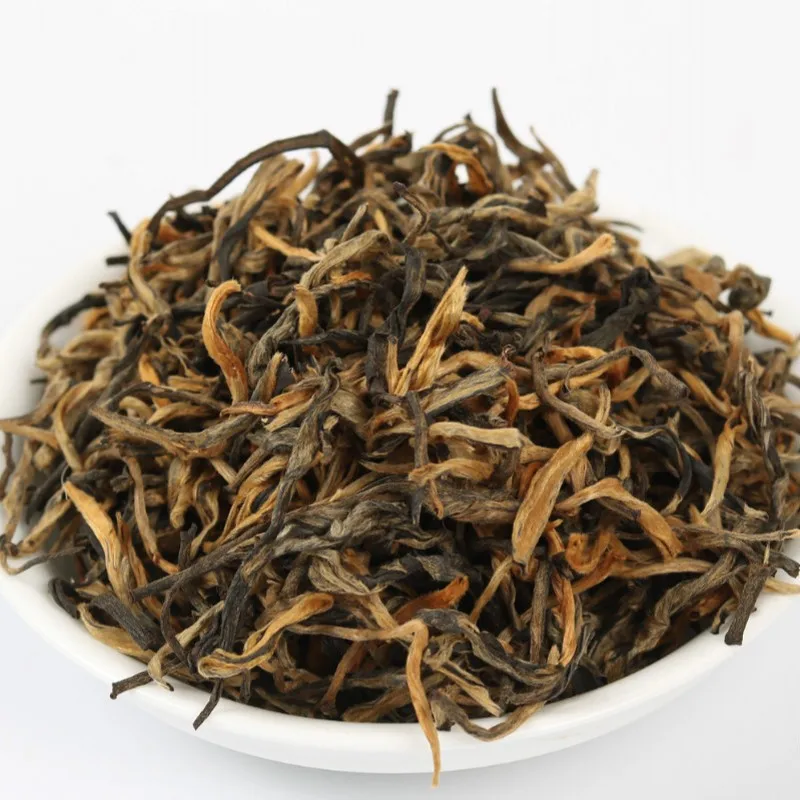 Китайский чай Юньнань Диан хун Высокое качество АААА дианхон маофэн чай зеленый еда MaoFeng черный чай