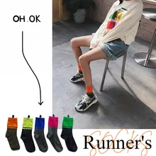 SP&CITY женские носки в стиле пэчворк с серебряной проволокой модные забавные носки Harajuku блестящие носки с буквенным принтом шикарные хлопковые носки для девочек