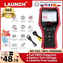 

LAUNCH X431 CR3008 OBD2 Automotive Scanner OBDII Code Reader Diagnostic Tool Check Engine Battery Voltage Free Update pk KW850