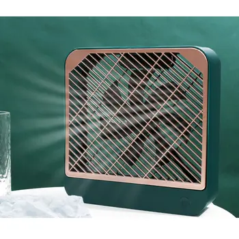 

Waka Summer Desktop Square fan Portable Mini USB Charging Noiseless Desktop Electric Fan Gift Decoration