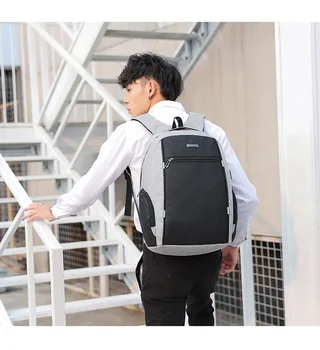 

luxury fashion men leather backpack outdoor Large Capacity Laptop Bag Hiking Climbing Camping backpack for male 200823-60