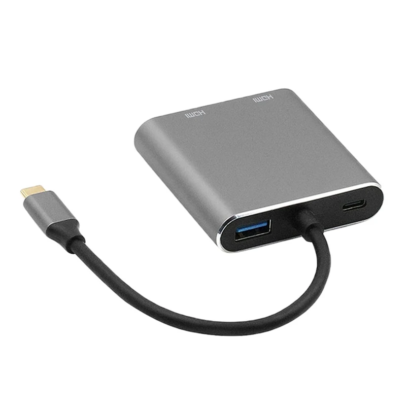 4K HD четыре в одном конвертер двойной Sn usb хаб Type C HDMI / USB3.0 Pd конвертер|Клавиатуры| |