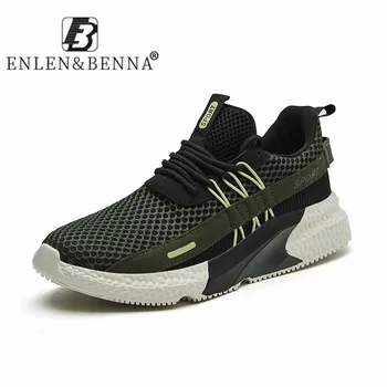 

New Top 2020 Men Shoes Mesh Lightweight Men Casual Shoes Running Sneakers for Men Breathable Lace Up Non Slip Sports Footwear