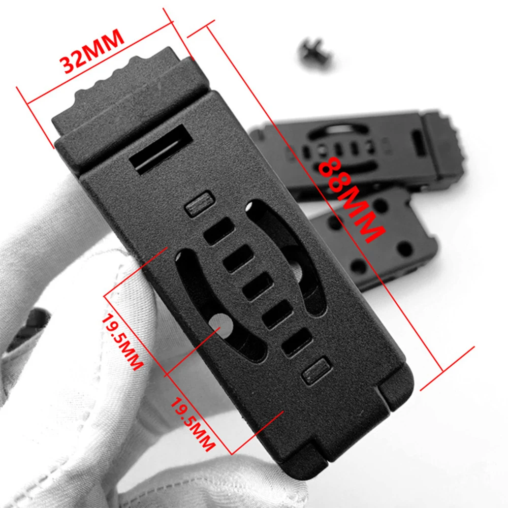 

1PC Portable Outdoor Knife Sheath Clips DIY Fold Over Belt Clip Multi-Function Scabbard Shell Waist Clamp For Kydex Holster