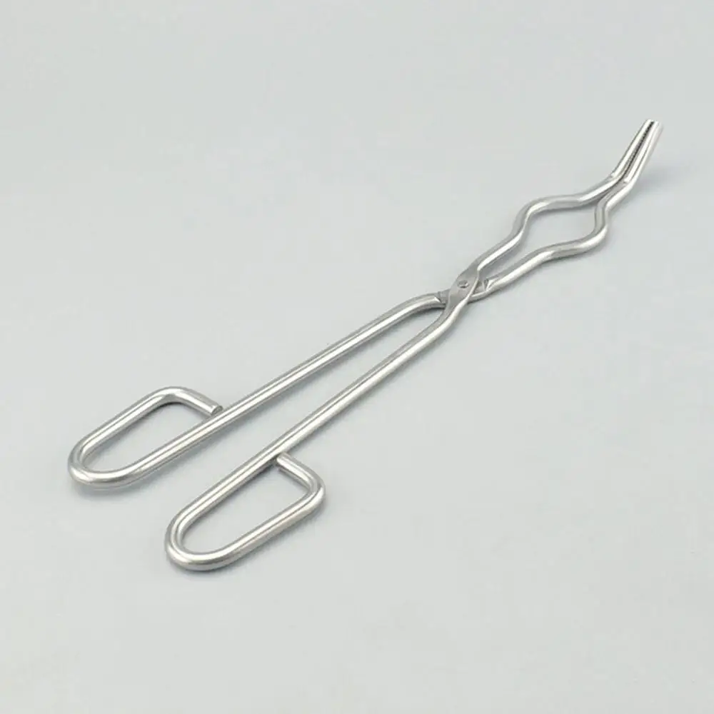 

1 Piece 250mm Laboratory Crucible Pliers Stainless Steel Experiment Equipments Tools School Teaching Instrument Lab Clamp Pliers