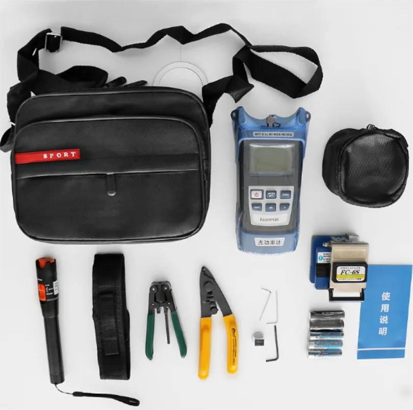 Ftth-Tool-Kit локатор для зачистки Fc-6s-Fiber Кливер Optical-Power-Meter-5km волоконно-оптический