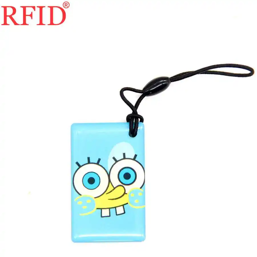 UID S50 1K 13,56 Mhz карта контроля доступа брелок сменная RFID IC перезаписываемая карта записываемая клей водонепроницаемый мультфильм 1