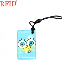 UID S50 1K 13,56 Mhz карта контроля доступа брелок сменная RFID IC перезаписываемая карта записываемая клей водонепроницаемый мультфильм 1