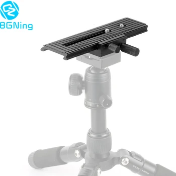 

BGNing 2 Way Macro Focusing Rail Slider For Canon for Pentax Universal DSLR Camera 1/4" Screw Movable Head Tripod Plate Support