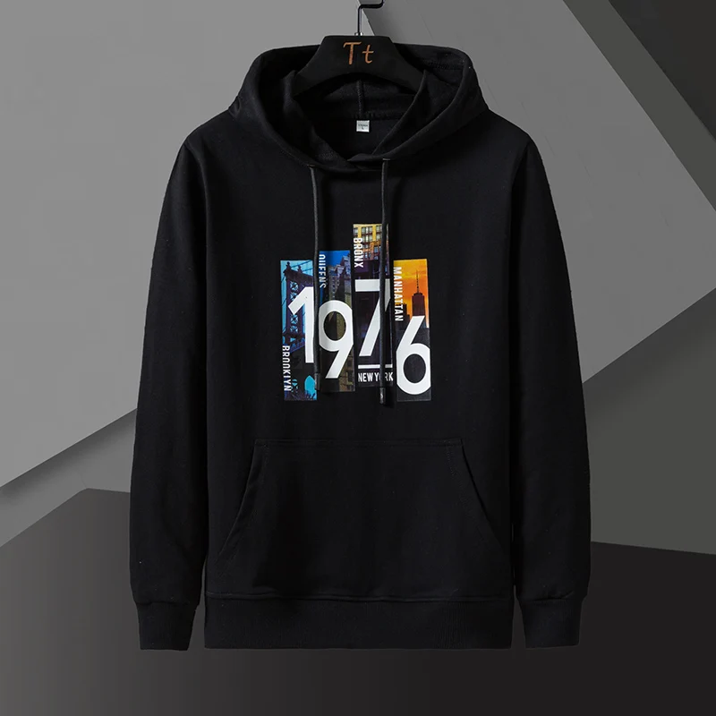 

Fashion Casual Men's Hoodies Spring Autumn Korea Pullover Streetwear Harajuku Long Sleeve Sweatshirts Hip Hop For Youth Clothing