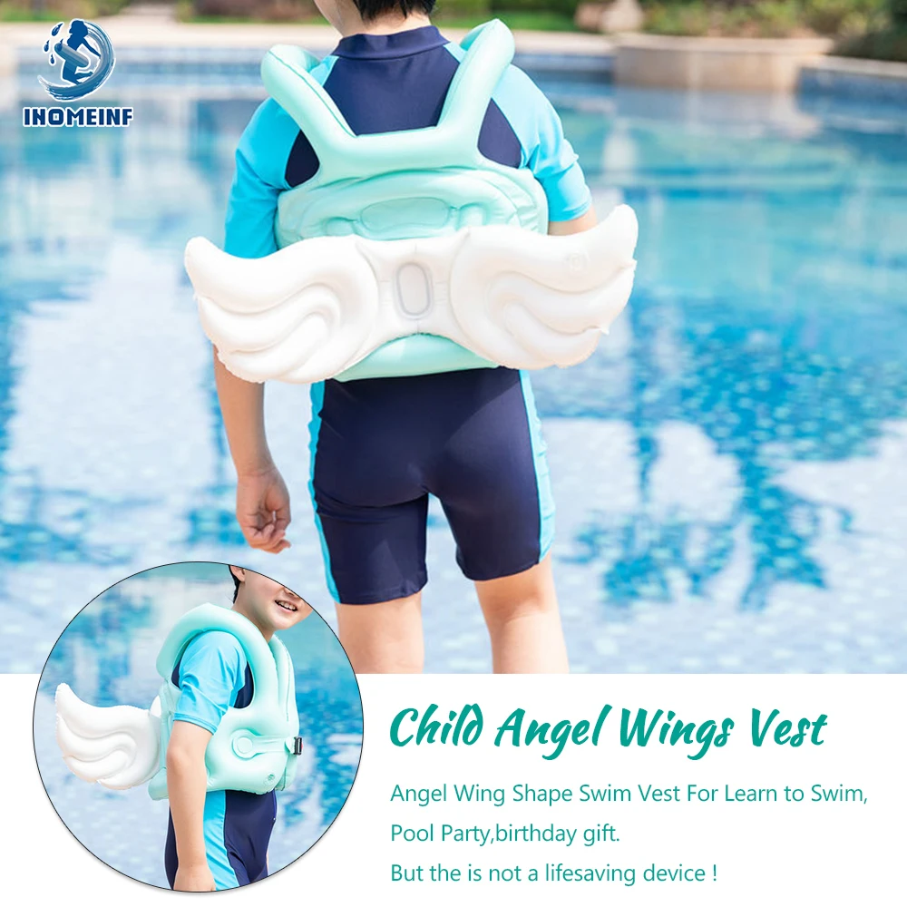 Baby Angel Wings Swimming Vest Childs Saving Jacket Learn To Swim
