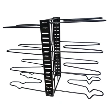 

HIPSTEEN 8 Tiers Adjustable Pans Rack Organizer Pot Lid Holder For Kitchen Counter Chopping Board Organizer Shelf Rack -Extended